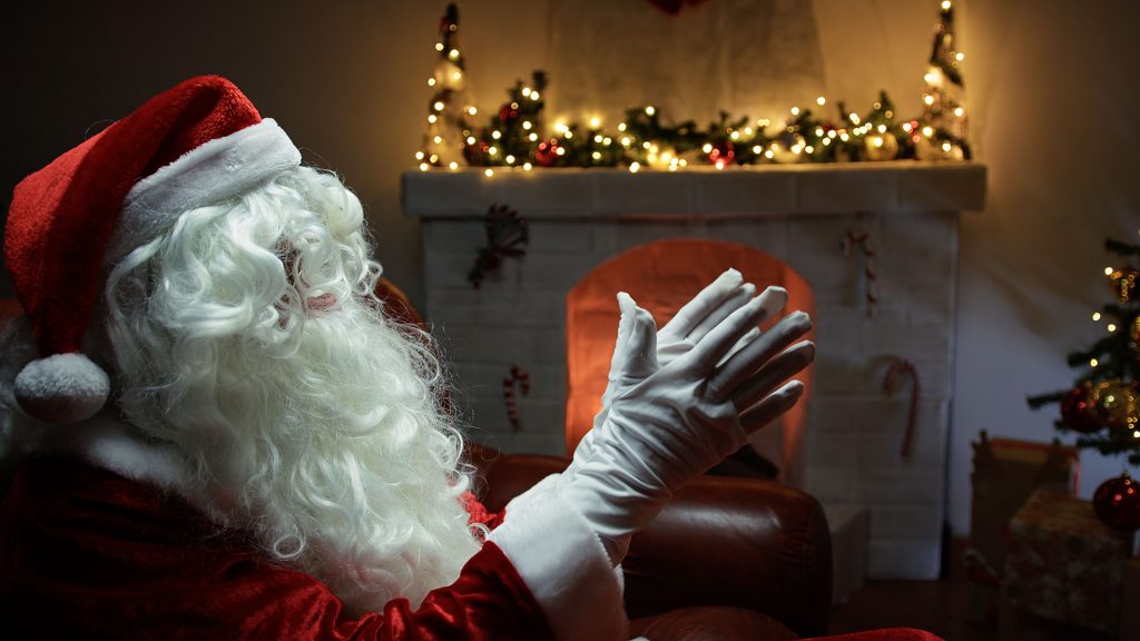 How Does Santa Get Down the Chimney
