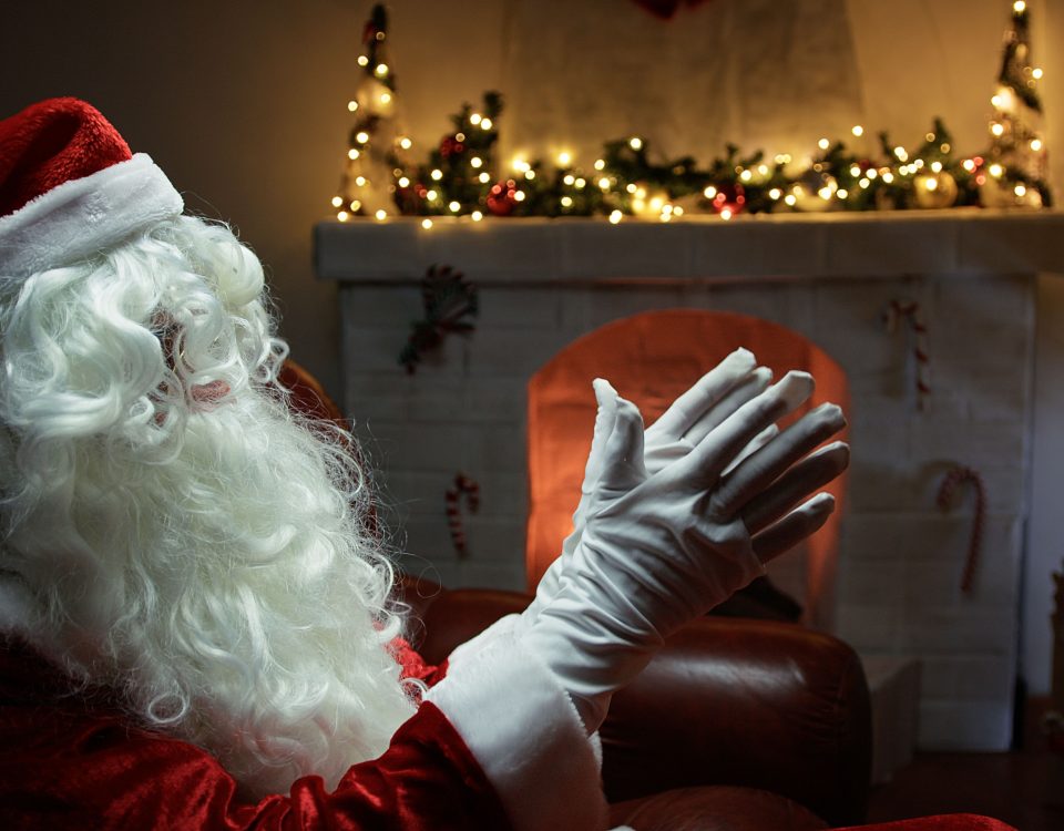 How Does Santa Get Down the Chimney