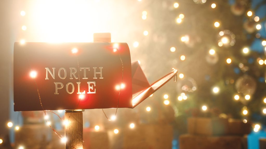 Where can I order a custom message from the North Pole