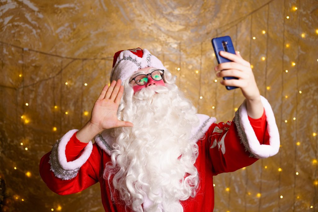 Which companies offer digital Santa letters with video messages