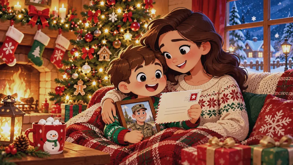 Writing a Santa Letter for a Child Whose Parent Is Deployed